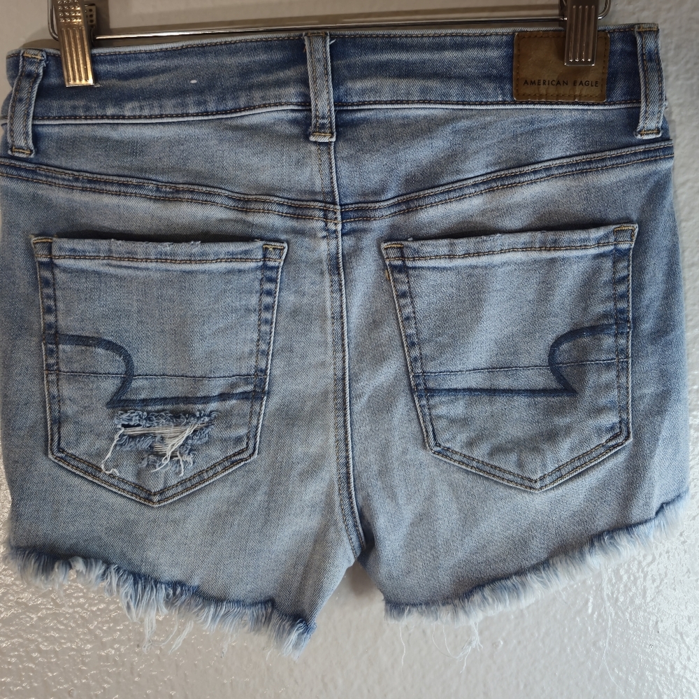 American Eagle Next Level Stretch Hi Rise Shortie With Lace pockets - Picture 7 of 7